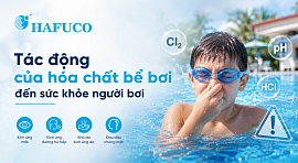 ác động của hóa chất bể bơi đến sức khỏe người bơi